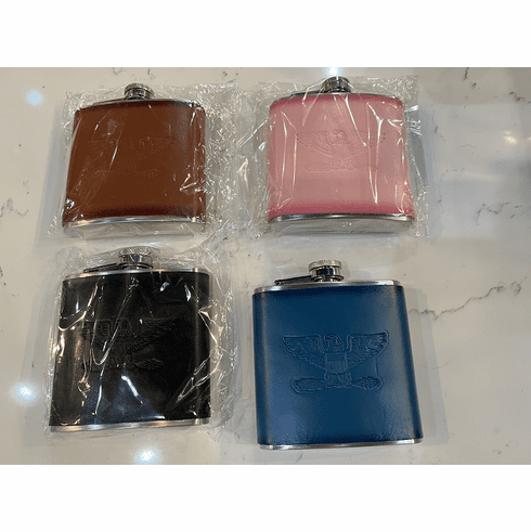 O-6 Leather Flask
