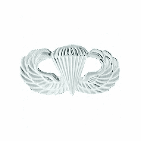Paratrooper Pin - BRIGHT NICKEL