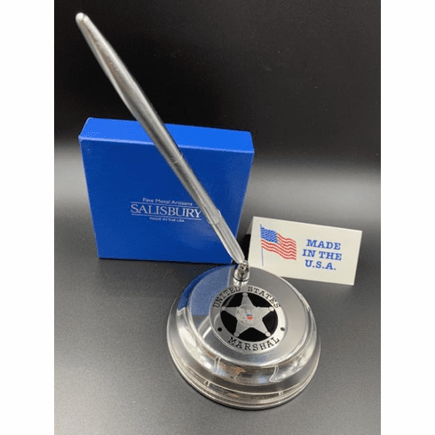 Pewter Executive Pen Holder