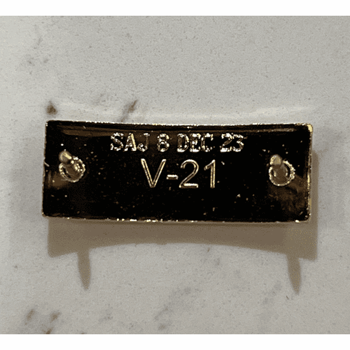 Rank Insignia Engraving