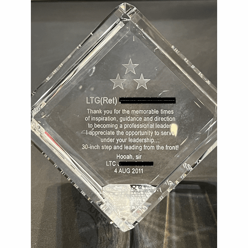 Retirement Gift Cube