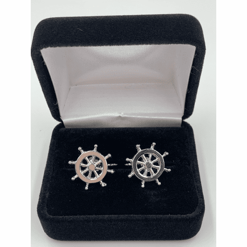 Ships Wheel Cuff Links