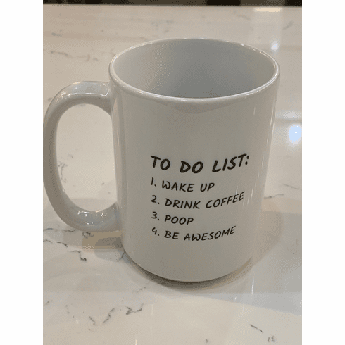 To Do List Mug