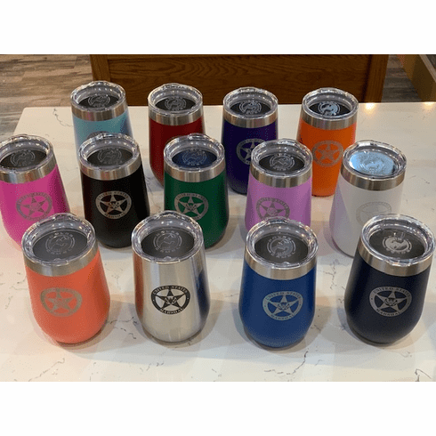 Tumbler with Laser Etched Logo