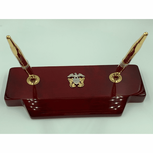 U.S. Navy Officer Crest Double Pen set