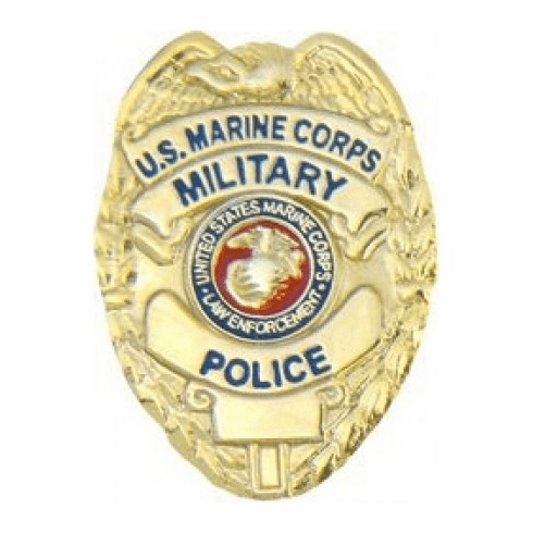 United States Marine Corps Military Police Badge Pin
