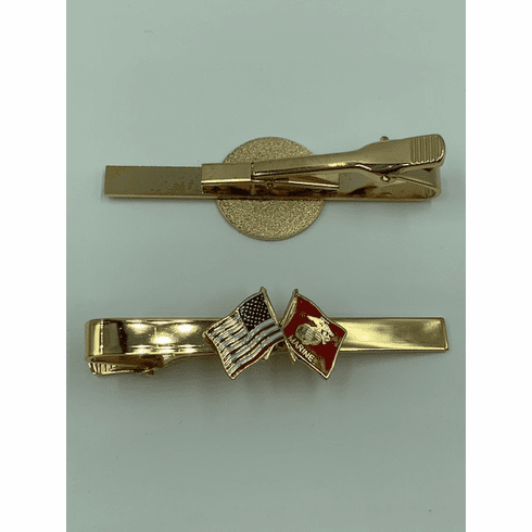 US &amp; Marine Corps Crossed Flags