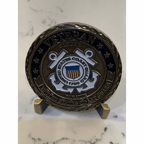 US Coast Guard Veteran Challenge Coin