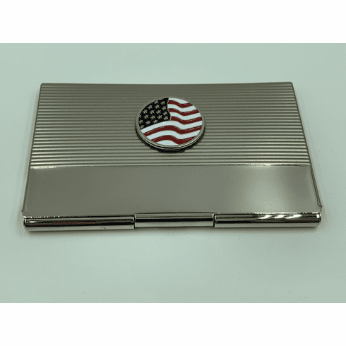 US Flag Card Case