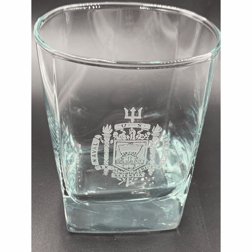 US Naval Academy Rock Glass
