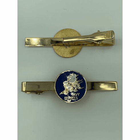 US Navy Seabees Tie Bar