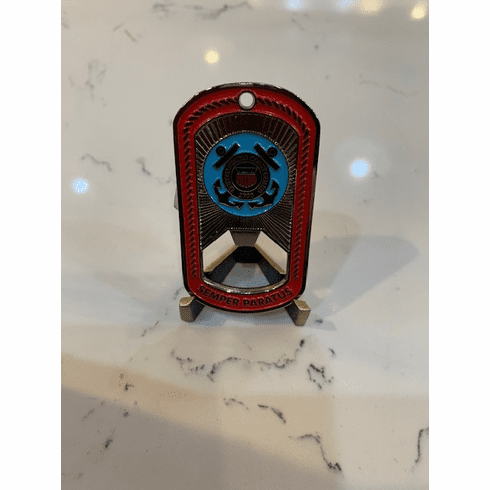 USCG Dog Tag, Bottle Opener and Keychain Coin