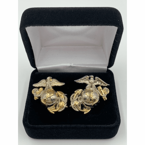 USMC EGA 2 Toned Cufflink