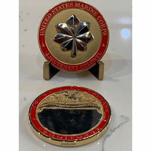 USMC LtCol Coin
