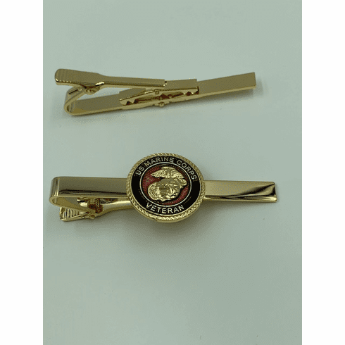 USMC Veteran Insignia Tie Bar