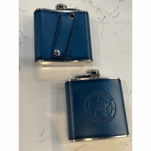 USMS Flask Blue 