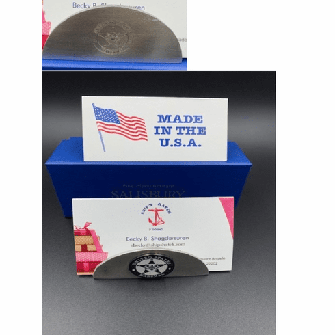 USMS Oval Business Card Holder