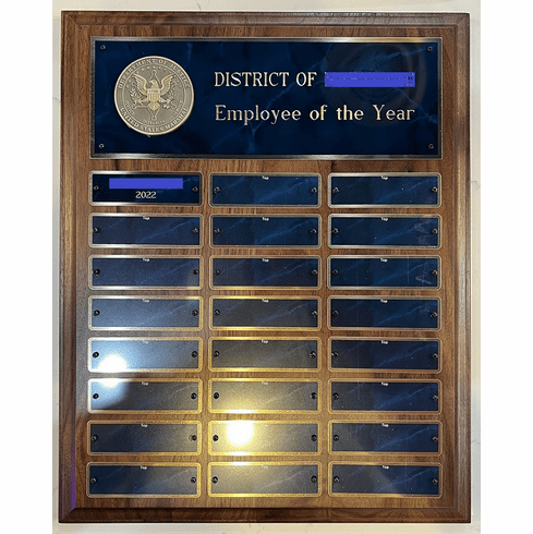 USMS Perpetual Plaque 