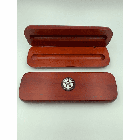 USMS Rosewood Pen Box