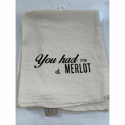 You had me - towel