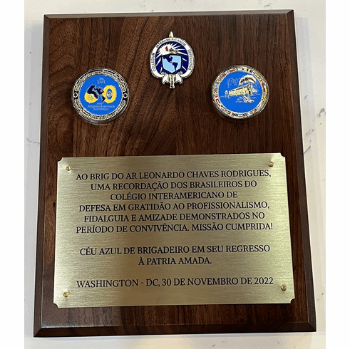 Your Coin Plaque with Engraving