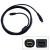 JVC GR-DVM5 IEEE 1394 Firewire Cable 9 Pin To 4 Pin JVC GR-DVM5 IEEE 1394 Firewire Cable 9 Pin To 4 Pin