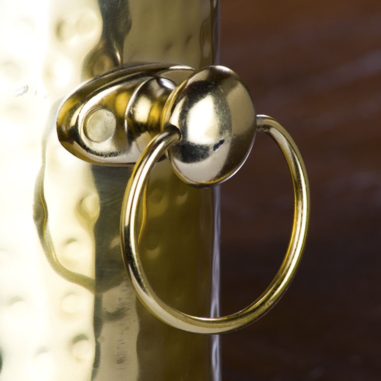 DeuxBrass 2Bottle Wine Chiller Brass Wine Bucket Chic Chill