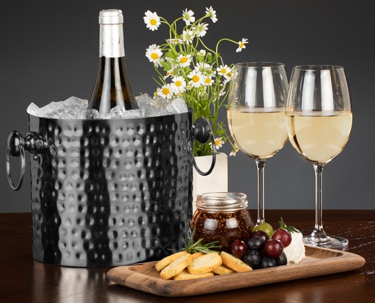 希少‼︎オシャレ♡クイジナート ワインチラー Chic Chill Handcrafted Burnished Single Bottle Wine Chiller