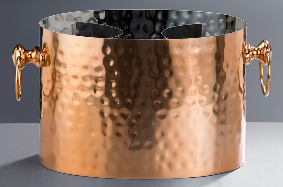 DeuxCopper 2Bottle Chiller Copper Wine Bucket Champagne Cooler