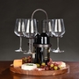 Fine Wine & Hors d'oeuvres 4-glass Caddy