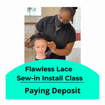 1-On-1 Atlanta GA Flawless Lace Closure/Frontal Sew-in Install Class