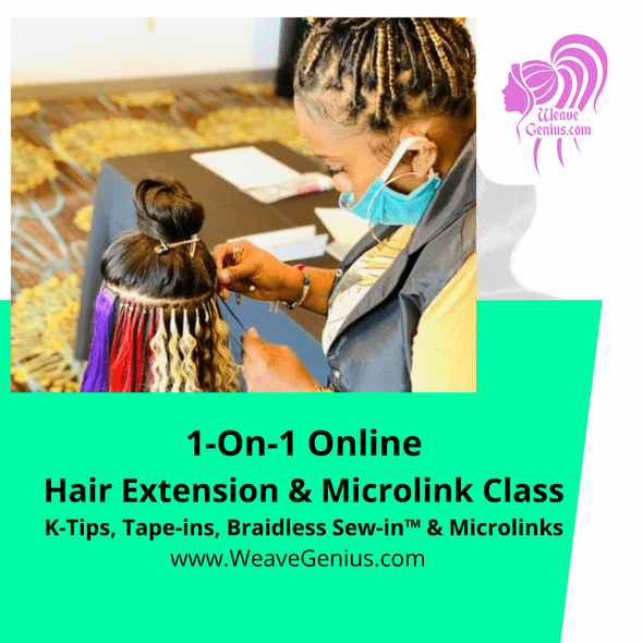 Online Hair Extension Class 7 Techniques $385