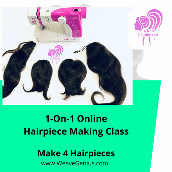 Online Hairpiece Making Online Class $385