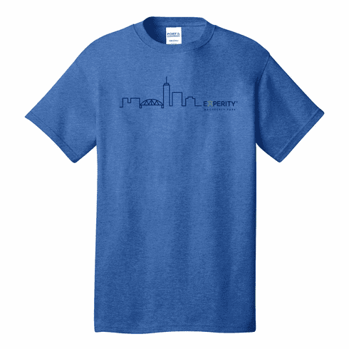 Port & Co Machesney Park Skyline Core 50/50 Tee