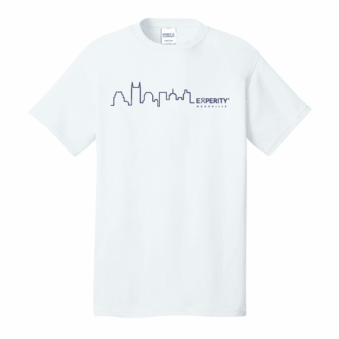 Port & Co Nashville Skyline Core Cotton Tee