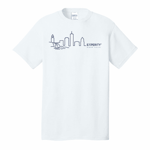 Port & Co Sioux Falls Skyline Core Cotton Tee