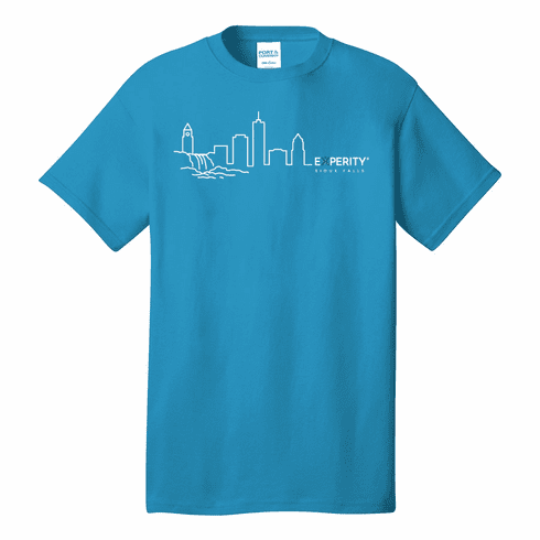 Port & Co Sioux Falls Skyline Core Cotton Tee