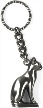 Egyptian Bastete-Cat 3D<br>Key-ring