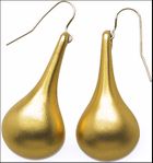Greek tear drop earrings