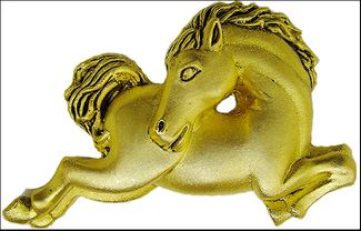 Horse paperweight