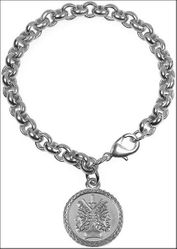 Janus 2-sided coin bracelet 