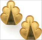 Roman CLIP earrings, Green