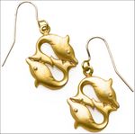 Twin Dolphin earrings