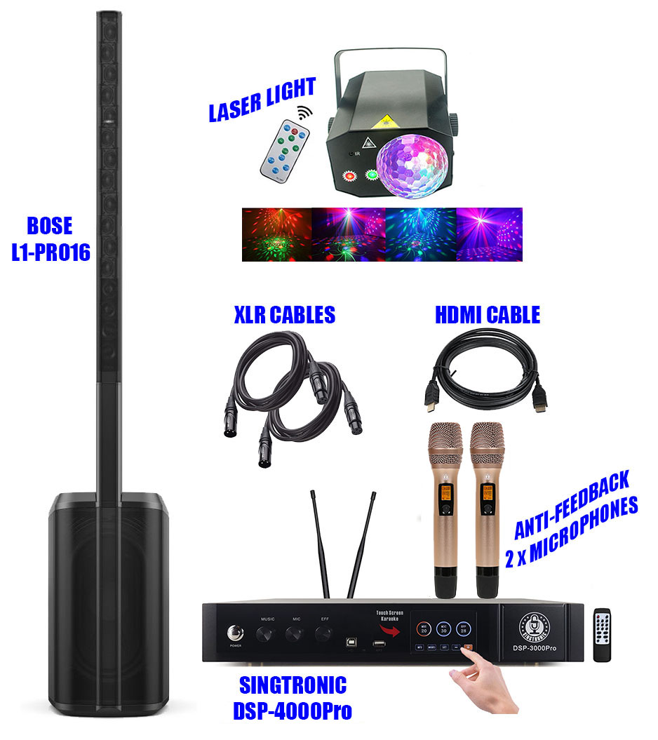 Bose L1 Pro 16 + Singtronic DSP-4000Pro System