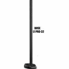 Bose L1 Pro32 Professional Uniform coverage straight line array, featuring 32 articulated 2" neodymium drivers PA Speaker