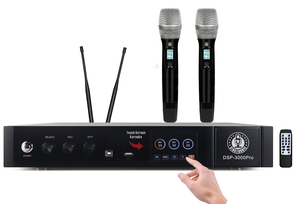 Singtronic DSP3000ProII Professional Digital Echo Key Control Karaoke Processor