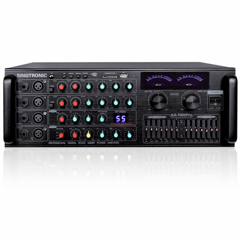 Karaoke Mixing Amplifier Professional 2000W with Bluetooth