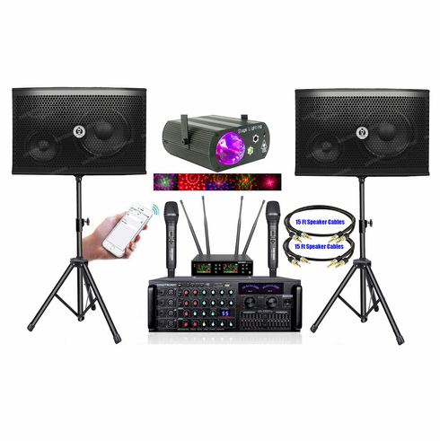 Singtronic Complete 2000W Youtube Karaoke System via Iphone, Ipad, Android PC