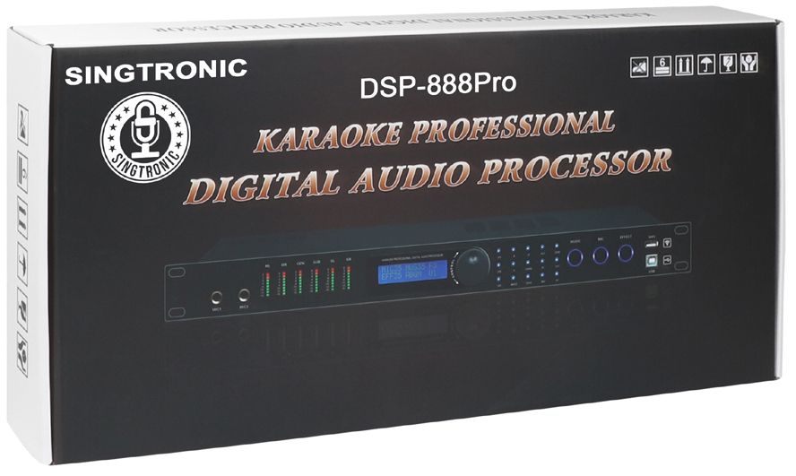 Karaoke Processor Mixer, AntiFeeback Control Remote & Iphone/Ipad