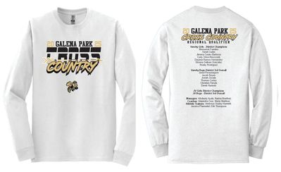 Gildan unisex 50/50 white long sleeve
